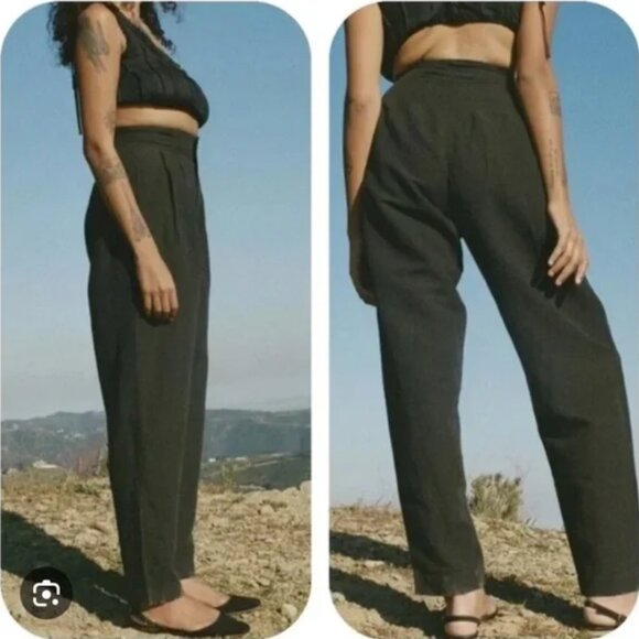 Doen - Louvre black pants - Size 8 - Picture 2 of 8